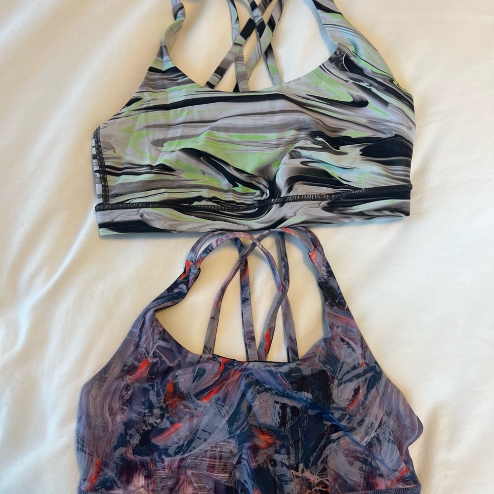 2 PACK~ LULULEMON ENERGY BRA, Medium Support B-D cup. *SIZE 8*